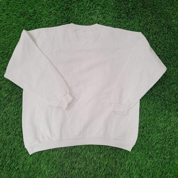 Vintage 90s LEVIS Sweatshirt Womens 2XL 23x23 Crop Boxy - Picture 3 of 15